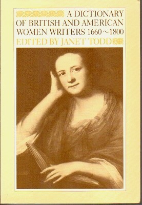 Image for A Dictionary Of British And American Women Writers 1660-1800