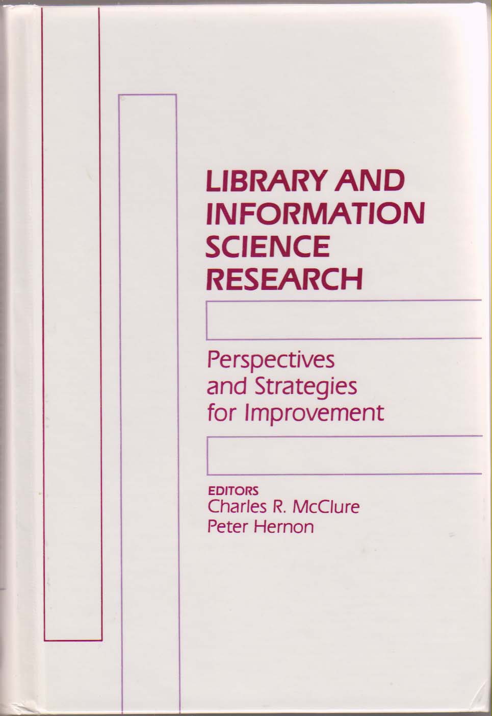 Image for Library and Information Science Research: Perspectives and Strategies for Improvement