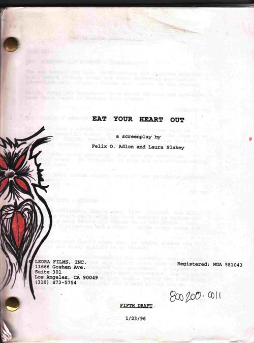 Image for Eat Your Heart out [Original Screenplay]