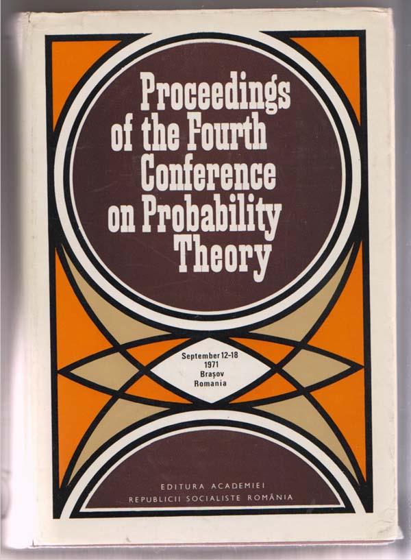 Image for Proceedings of the Fourth Conference on Probability Theory:  Sept. 12-18, 1971, Brasov, Romania