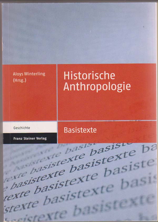 Image for Historische Anthropologie