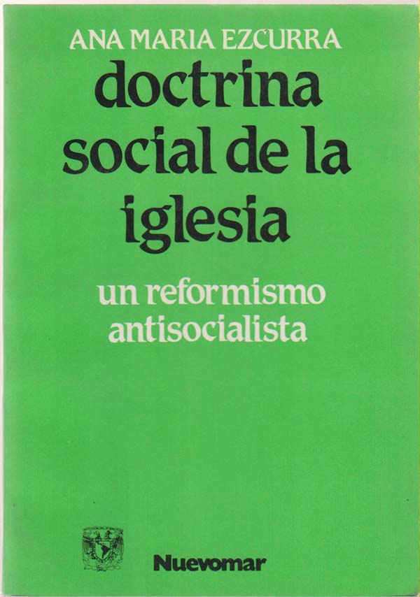 Image for Doctrina Social De La Iglesia:   Un reformismo antisocialista