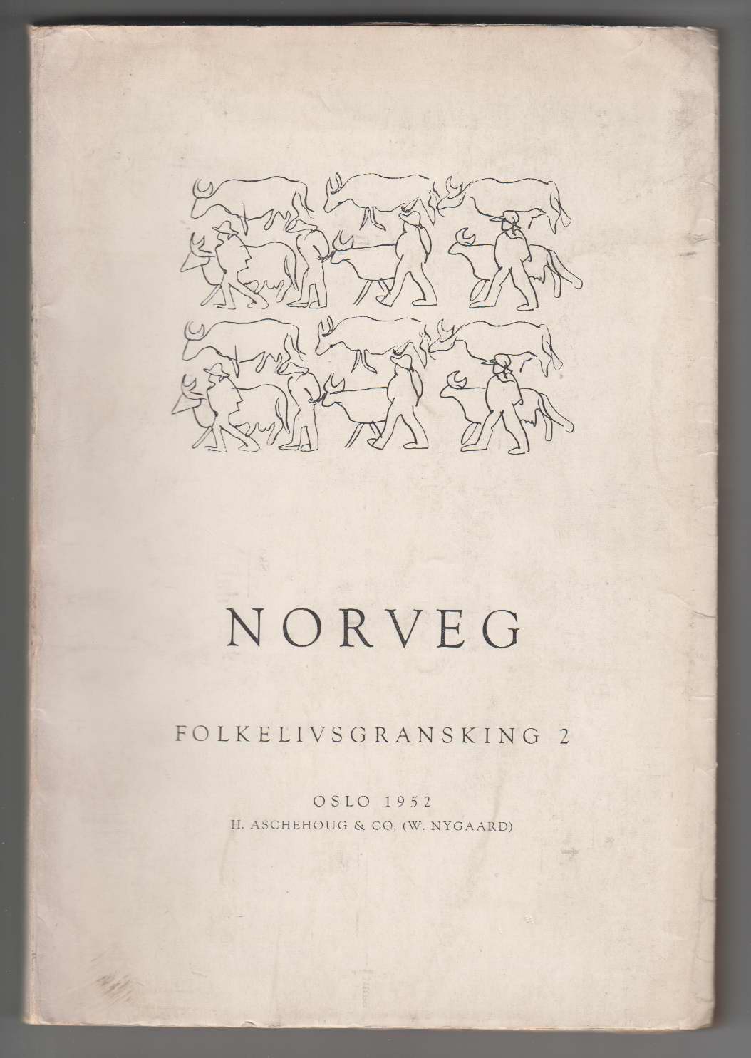 Image for Norveg: Tidsskrift for Folkelivsgransking (Journal of Norwegian Ethnology) 2 Redigert av Nils Lid