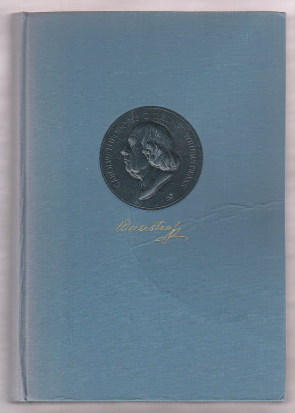 Image for Festschrift zur Gedachtnisfeier fur Karl Weierstrass 1815-1965
