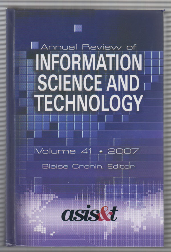 Image for Annual Review of Information Science and Technology 41 (2007)
