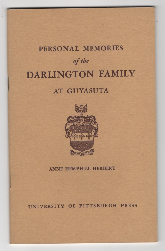 Image for Personal Memories of the Darlington Family At Guyasuta