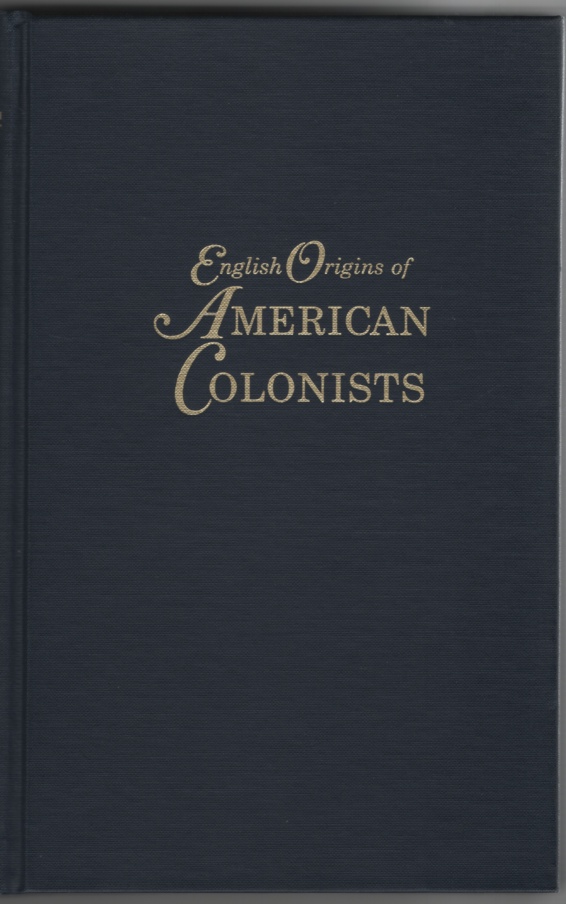Image for English Origins of American Colonists from the New York Genealogical and Biographical Record