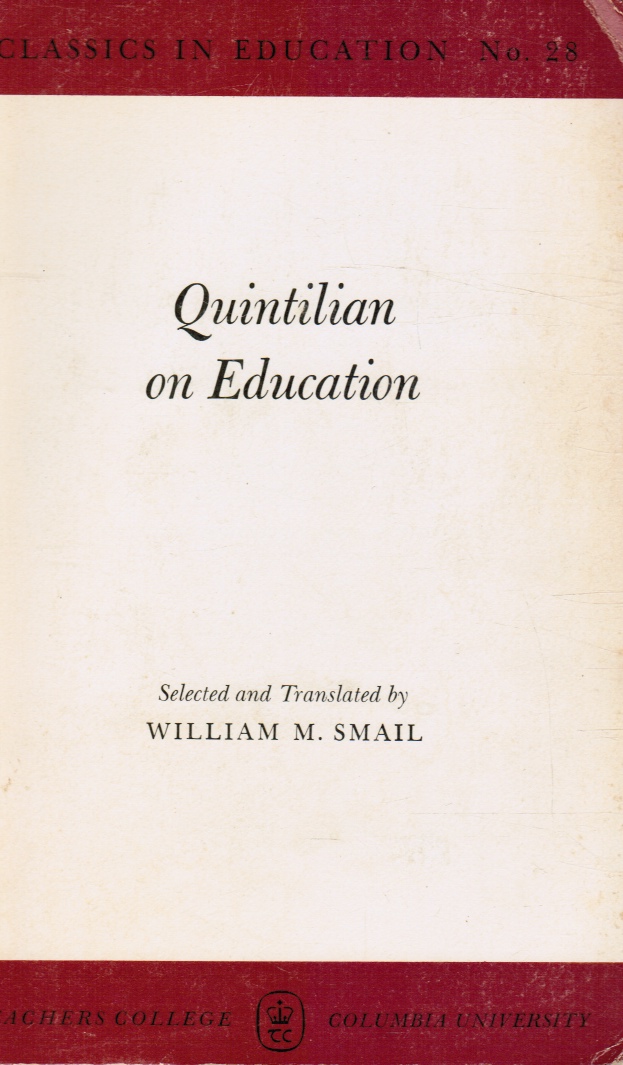 Image for Quintilian on Education