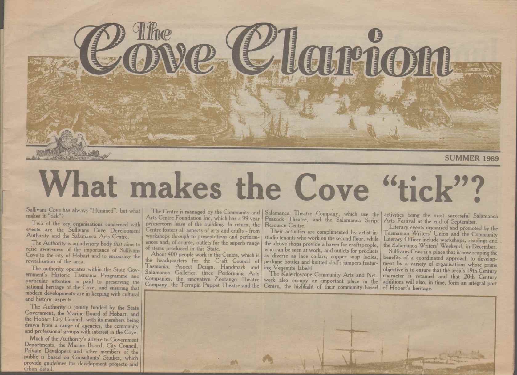 Image for THE COVE CLARION Summer 1989