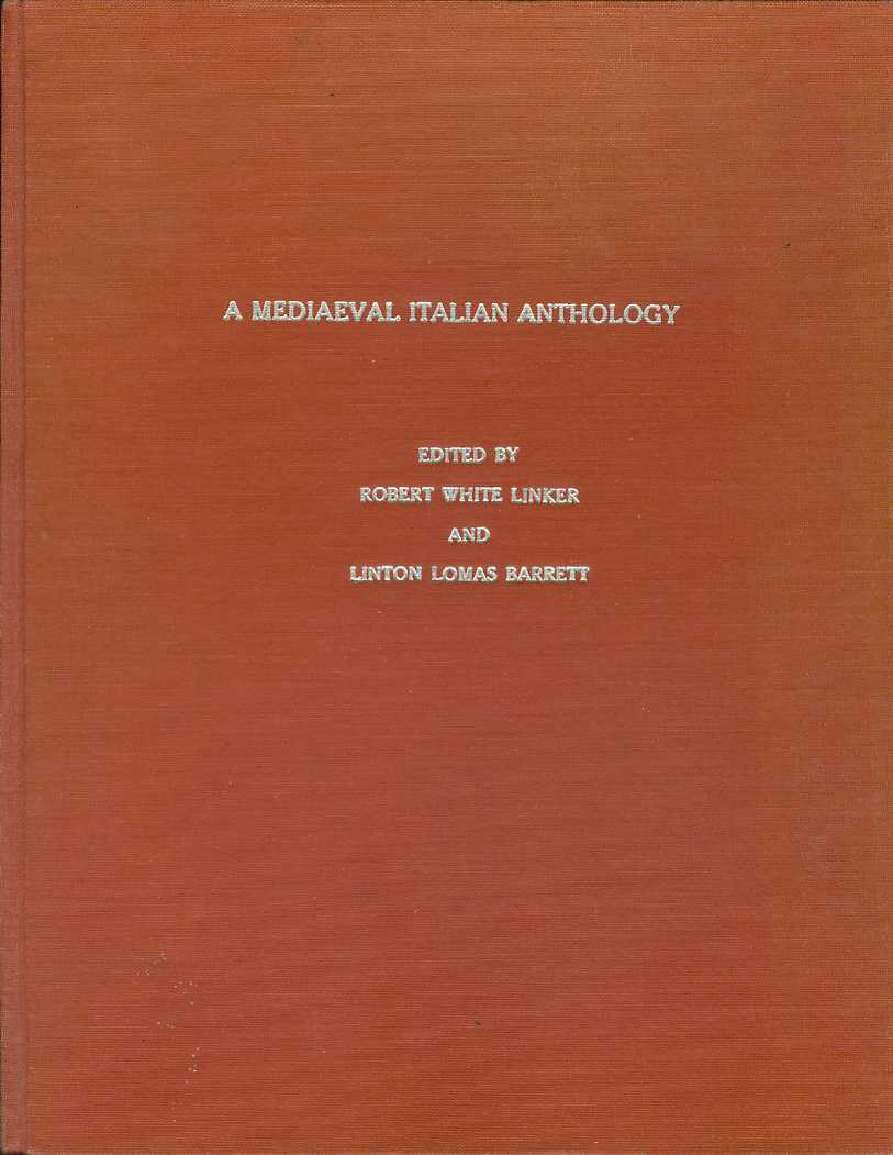 Image for A MEDIAEVAL ITALIAN ANTHOLOGY
