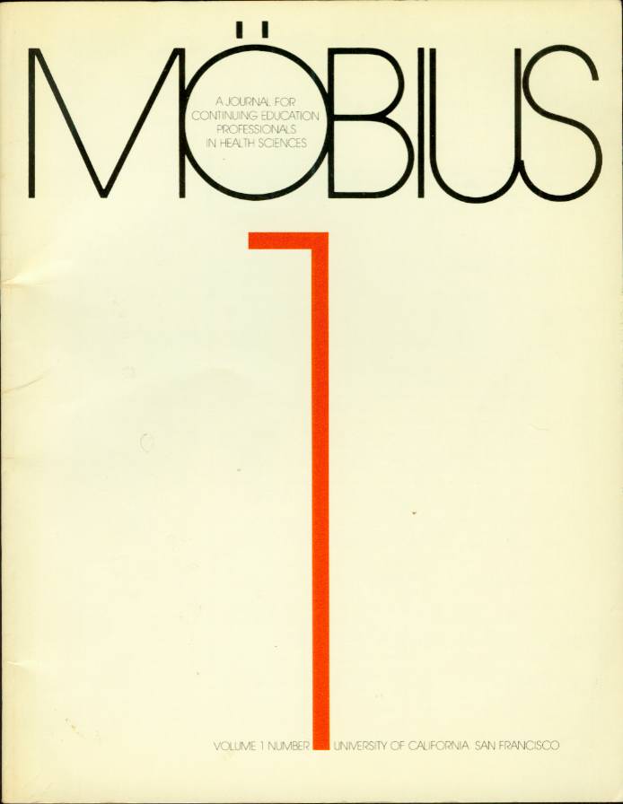 Image for MOBIUS A Journal for Continuing Education Professionals in Health Sciences Volume 1 Number 1