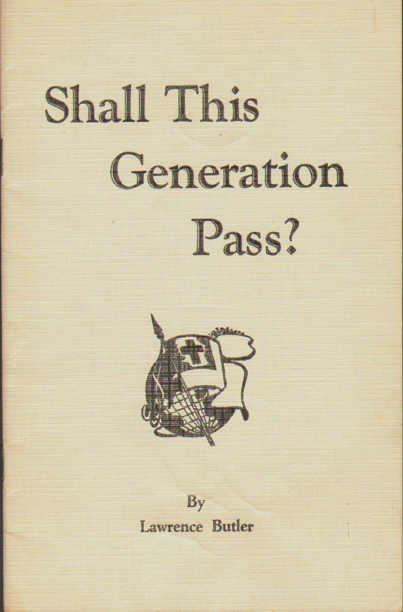Image for SHALL THIS GENERATION PASS?
