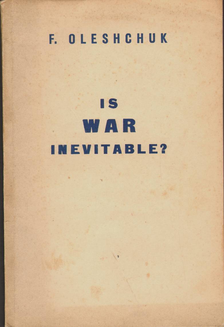 Image for IS WAR INEVITABLE?