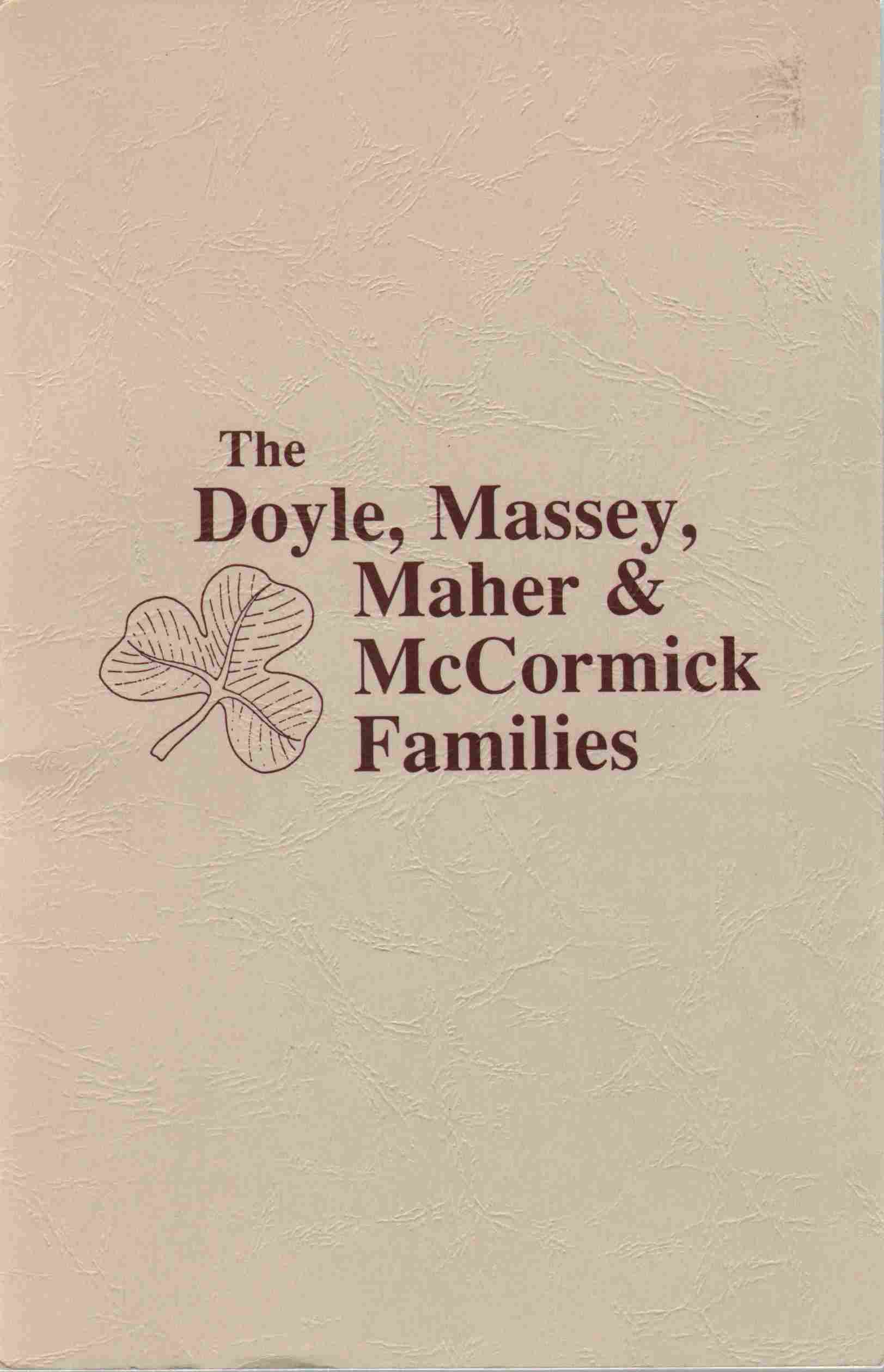 Image for THE DOYLE, MASSEY, MAHER, AND MCCORMICK FAMILIES