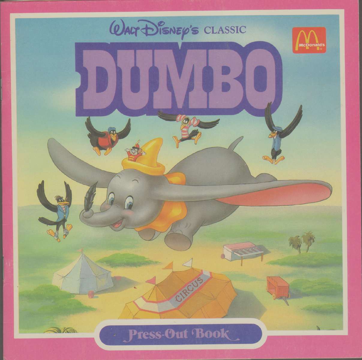 Image for WALT DISNEY'S CLASSIC DUMBO PRESS-OUT BOOK One in a Series from McDonald's