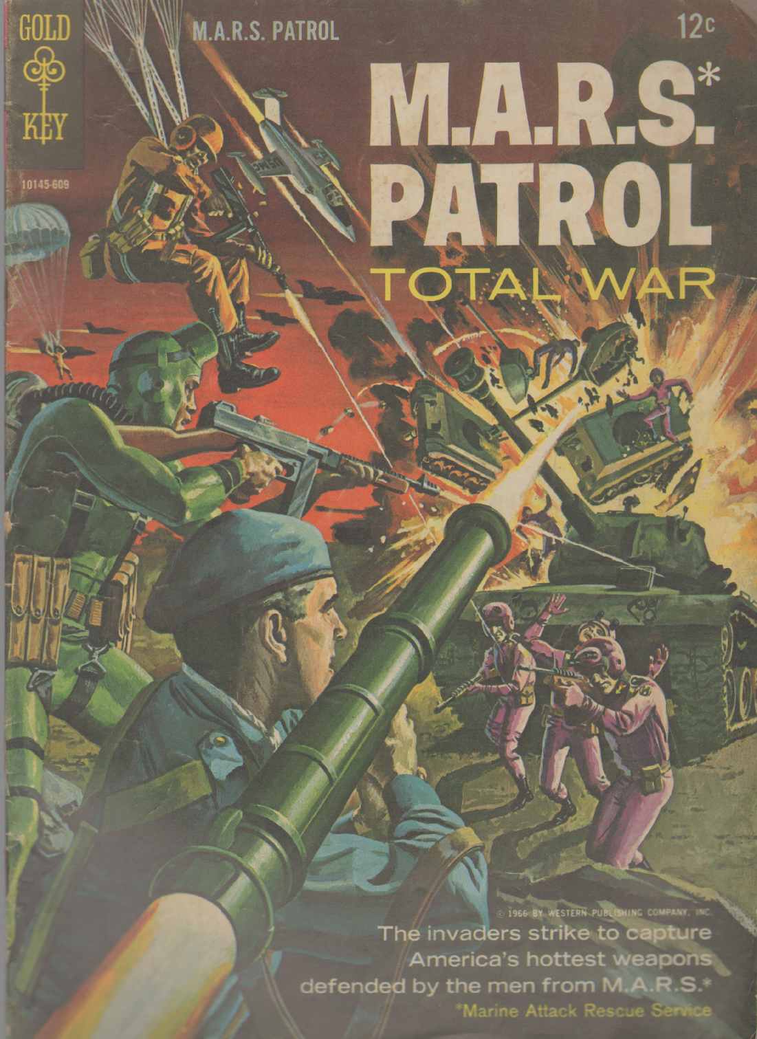 Image for M.A.R.S. PATROL TOTAL WAR #3 1966 Series