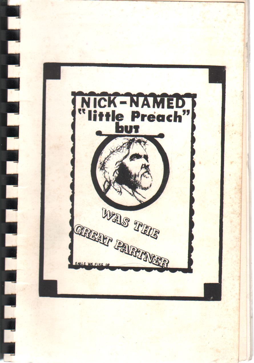 Image for NICK-NAMED &#34;LITTLE PREACH&#34; But [Christ] Was the Great Partner
