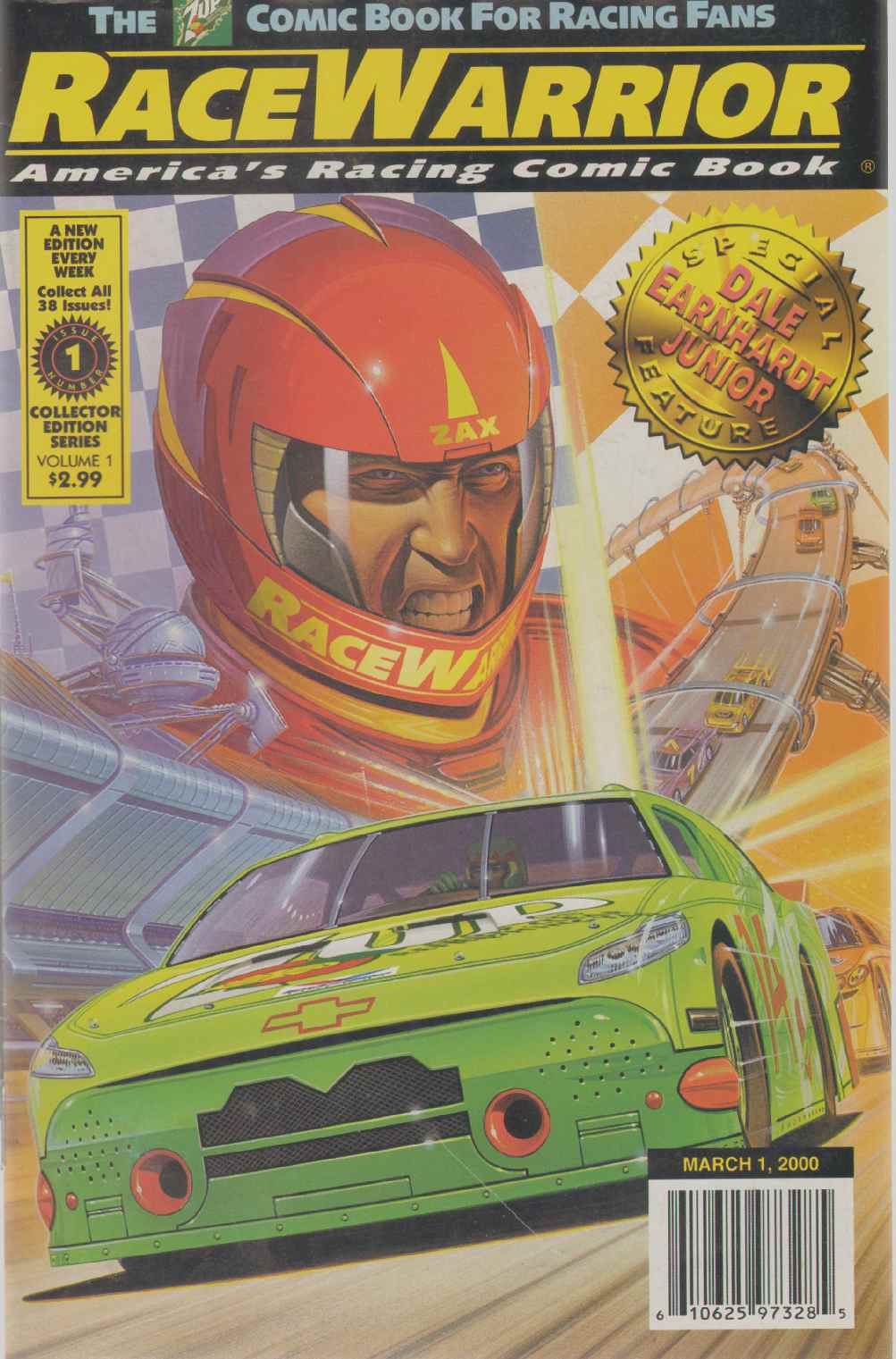 Image for RACEWARRIOR America's Racing Comic Book Issue 1