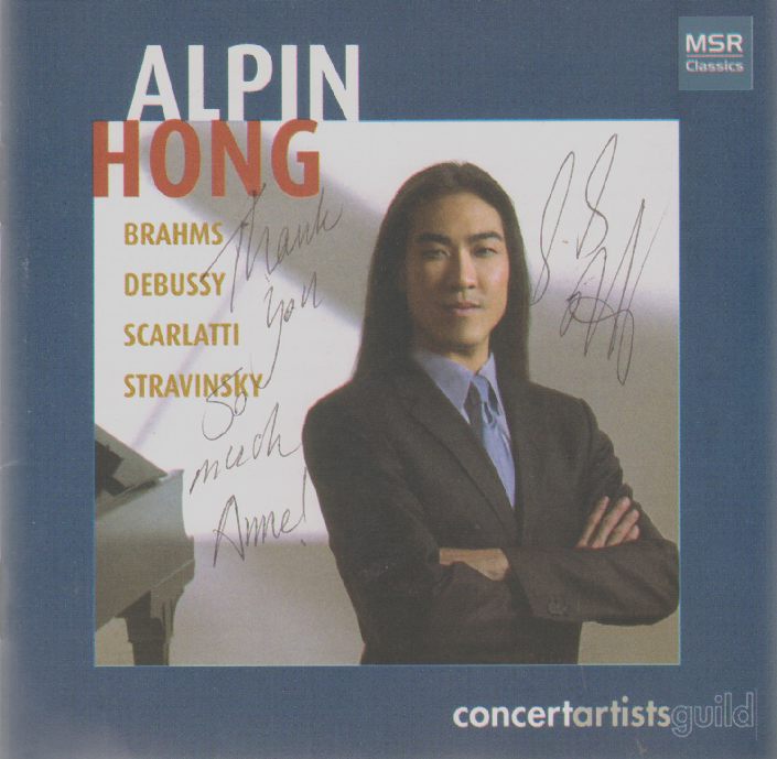 Image for ALPIN HONG Brahms, Debussy, Scarlatti, Stravinsky
