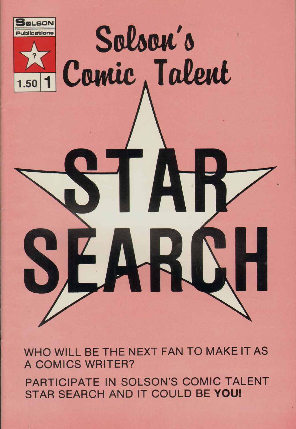 Image for SOLSON'S COMIC TALENT STARSEARCH Number 1