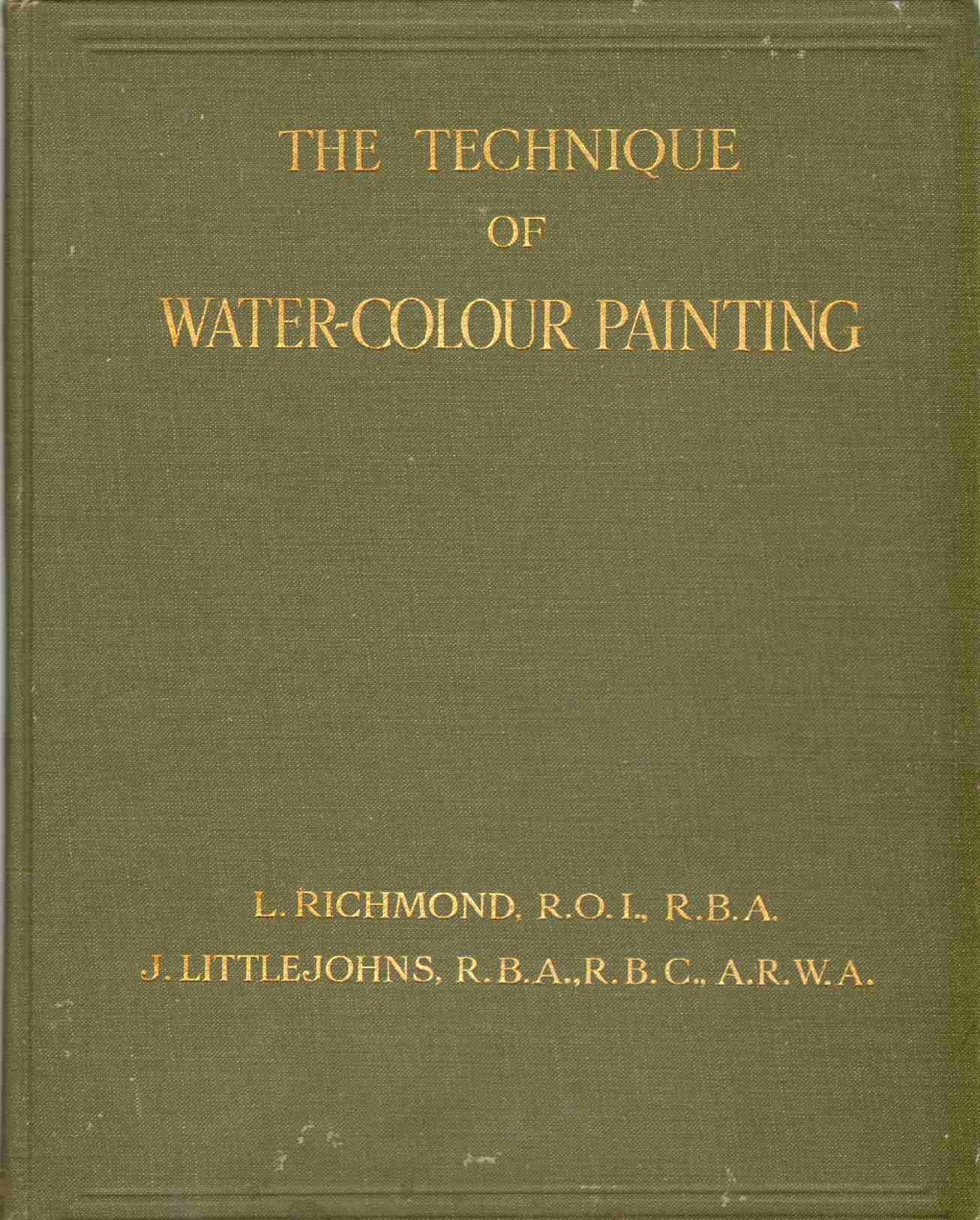 Image for THE TECHNIQUE OF WATER-COLOUR PAINTING