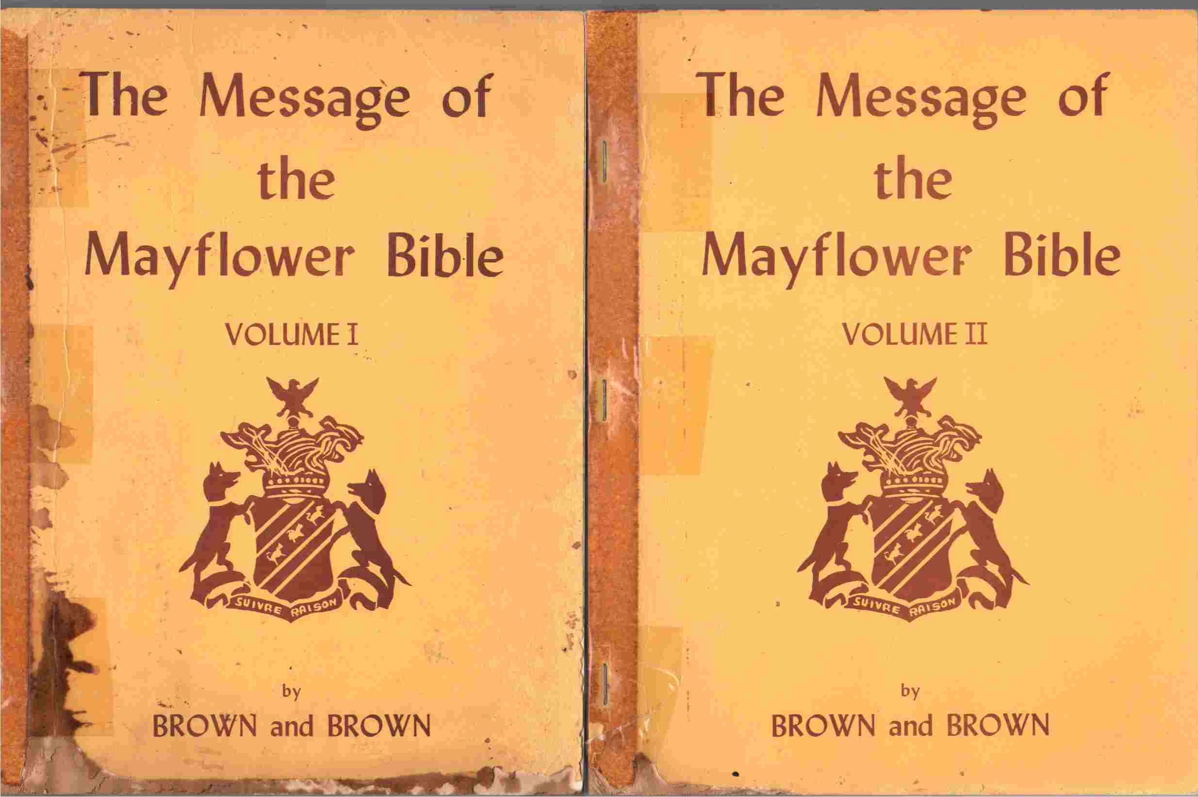 Image for THE MESSAGE OF THE MAYFLOWER BIBLE In Two Volumes