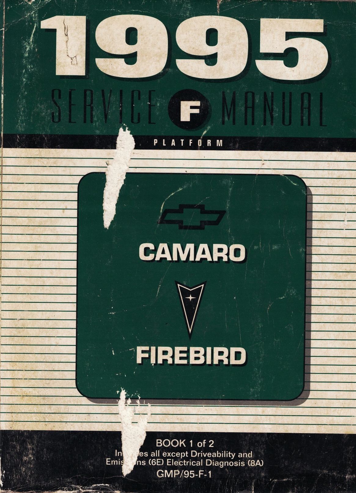 Image for 1995 F Platform - Chevrolet Camaro and Pontiac Firebird Service Manual (2 volume set)