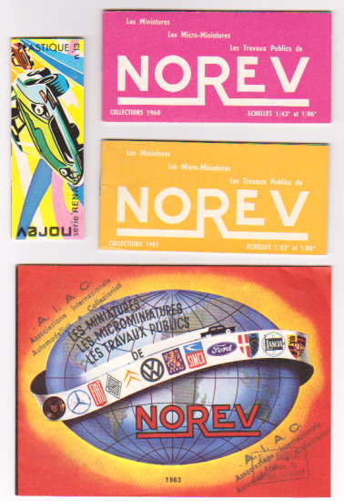 Image for Norev : Lot of 8 Catalogs and Ephemera
