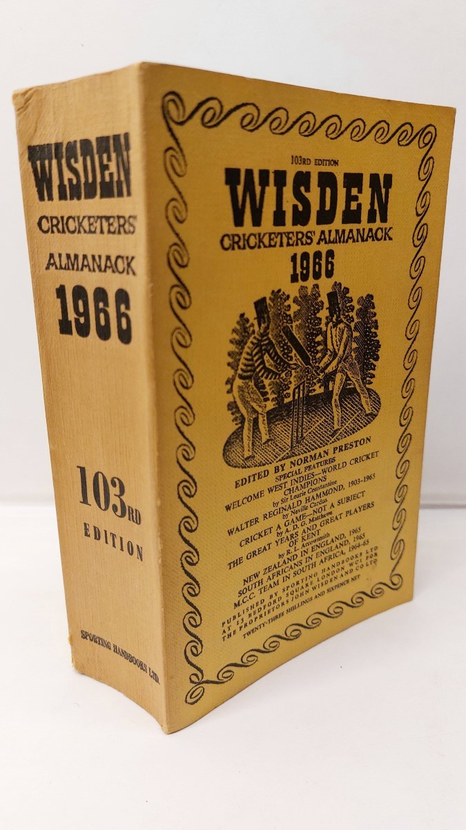 NORMAN PRESTON - Wisden Cricketers' Almanack 1966