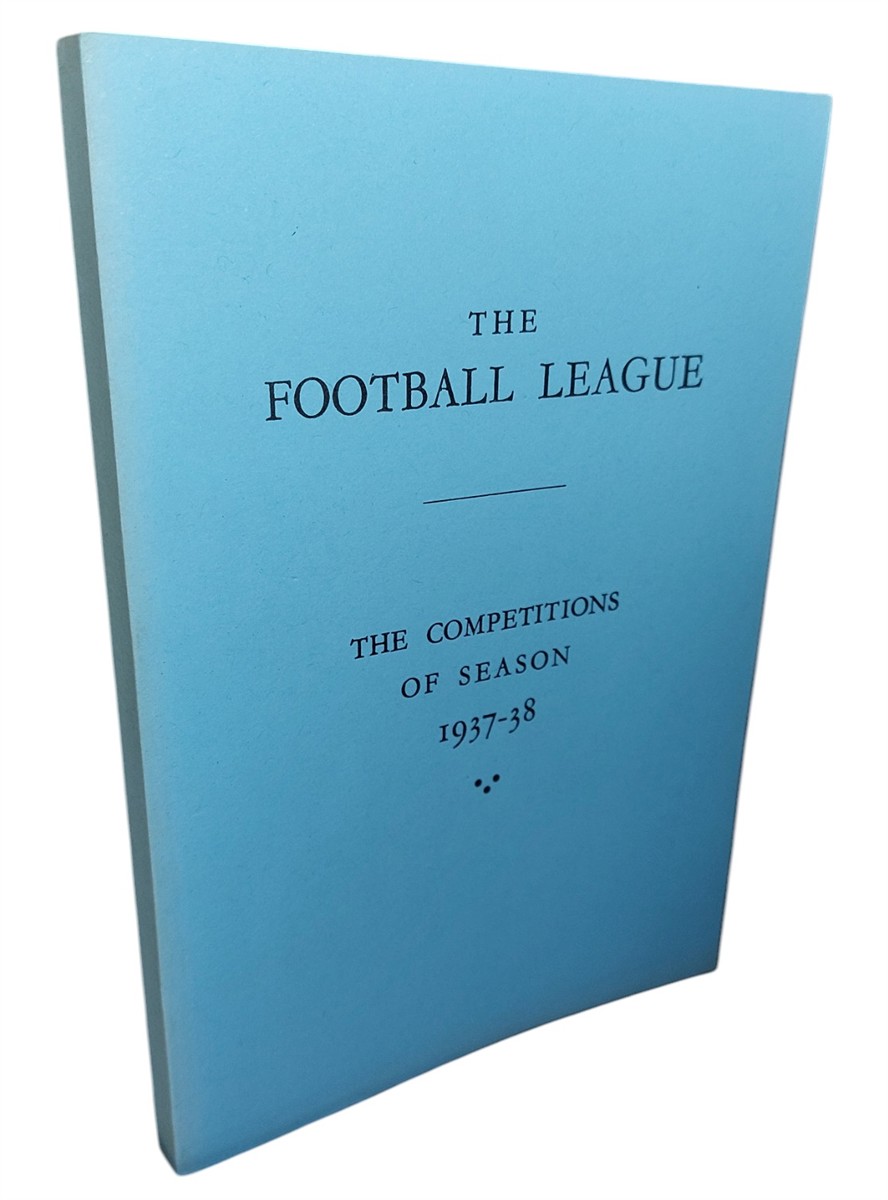 W. M. JOHNSTON - The Football League - the Competitions of Season 1937-38