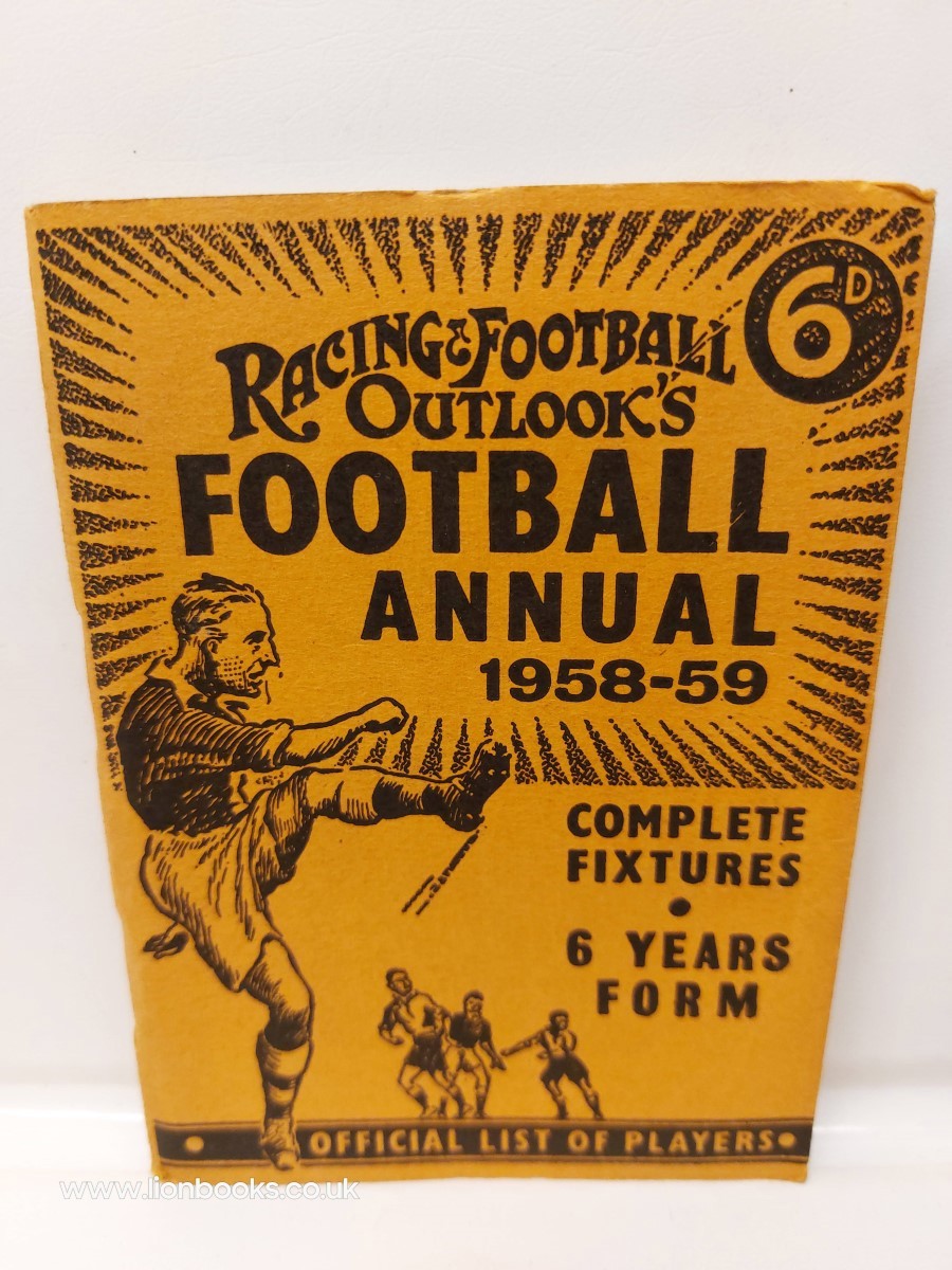 (RACING & FOOTBALL OUTLOOK) - Racing & Football Outlook's Football Annual 1958-59
