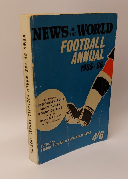 FRANK BUTLER - News of the World Football Annual 1965-66