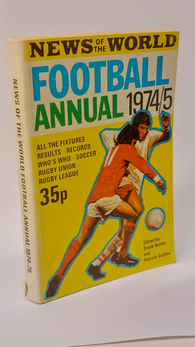 FRANK BUTLER - News of the World Football Annual 1974-5