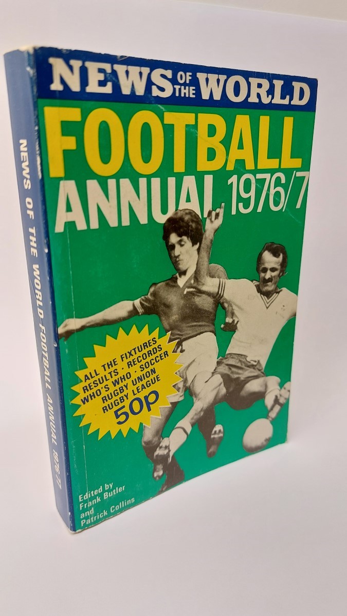 FRANK BUTLER - News of the World Football Annual 1976/7