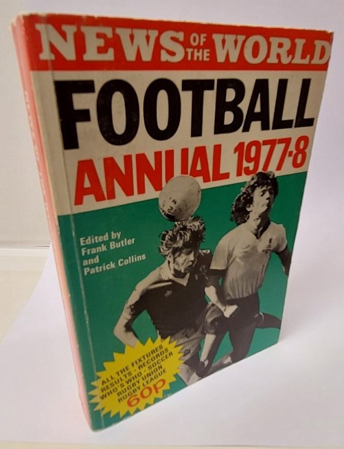 FRANK BUTLER - News of the World Football Annual 1977-8