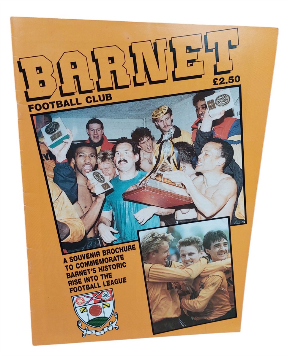 THE CLUB - Barnet Football Club Souvenir Brochure 1990-91