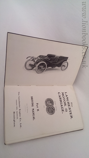 ( ---------- ) - The Lanchester Motor & Carriage Part 2 - Driving Manual