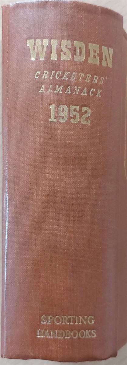 PRESTON, NORMAN - Wisden Cricketers' Almanack 1952