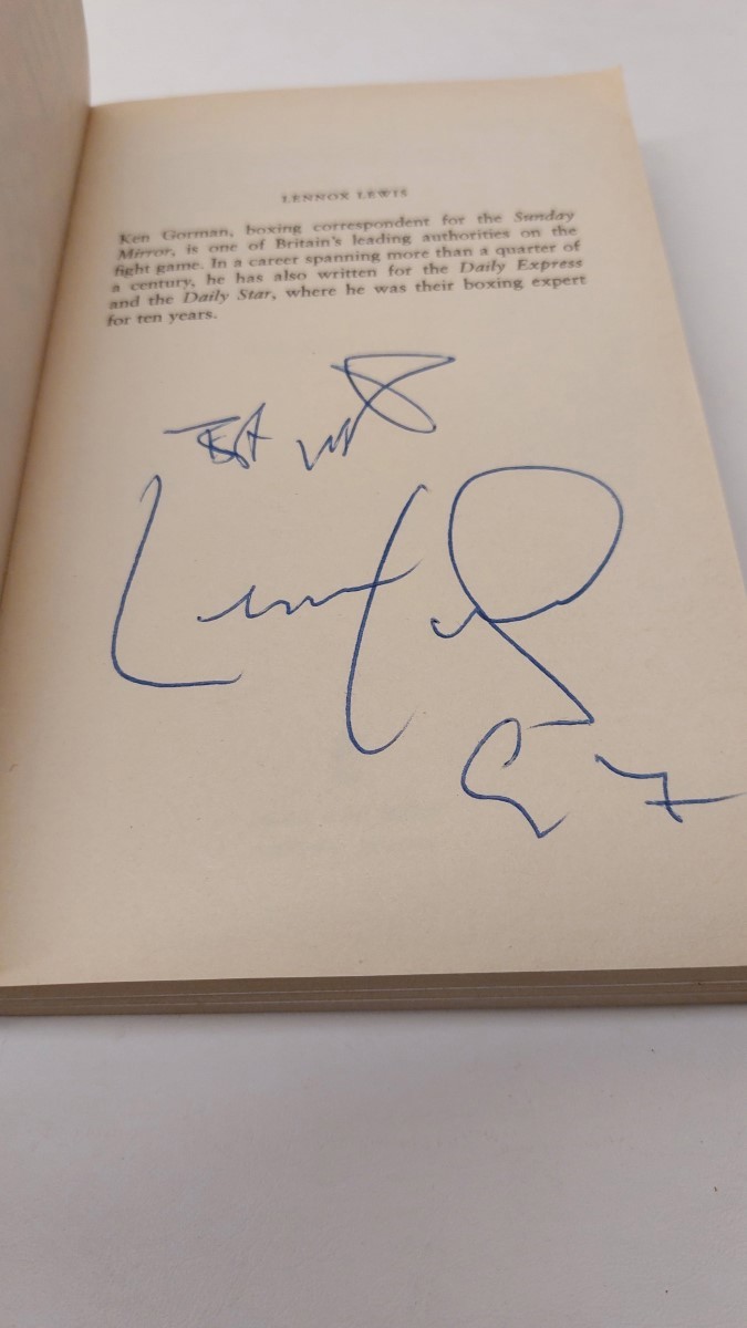 LENNOX LEWIS AND JOE STEEPLES - Lennox Lewis The Autobiography of Britain's First World Heavyweight Champion This Century