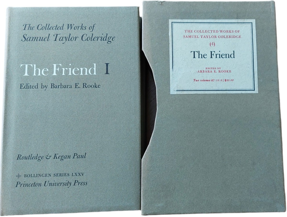 BARBARA E. ROOKE - The Friend - Collected Works of Samuel Taylor Coleridge (4)  I & II