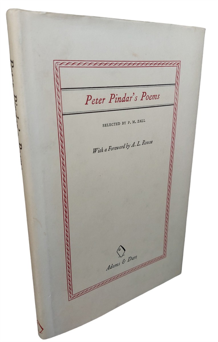 SELECTED BY P. M. ZALL - Peter Pinder's Poems
