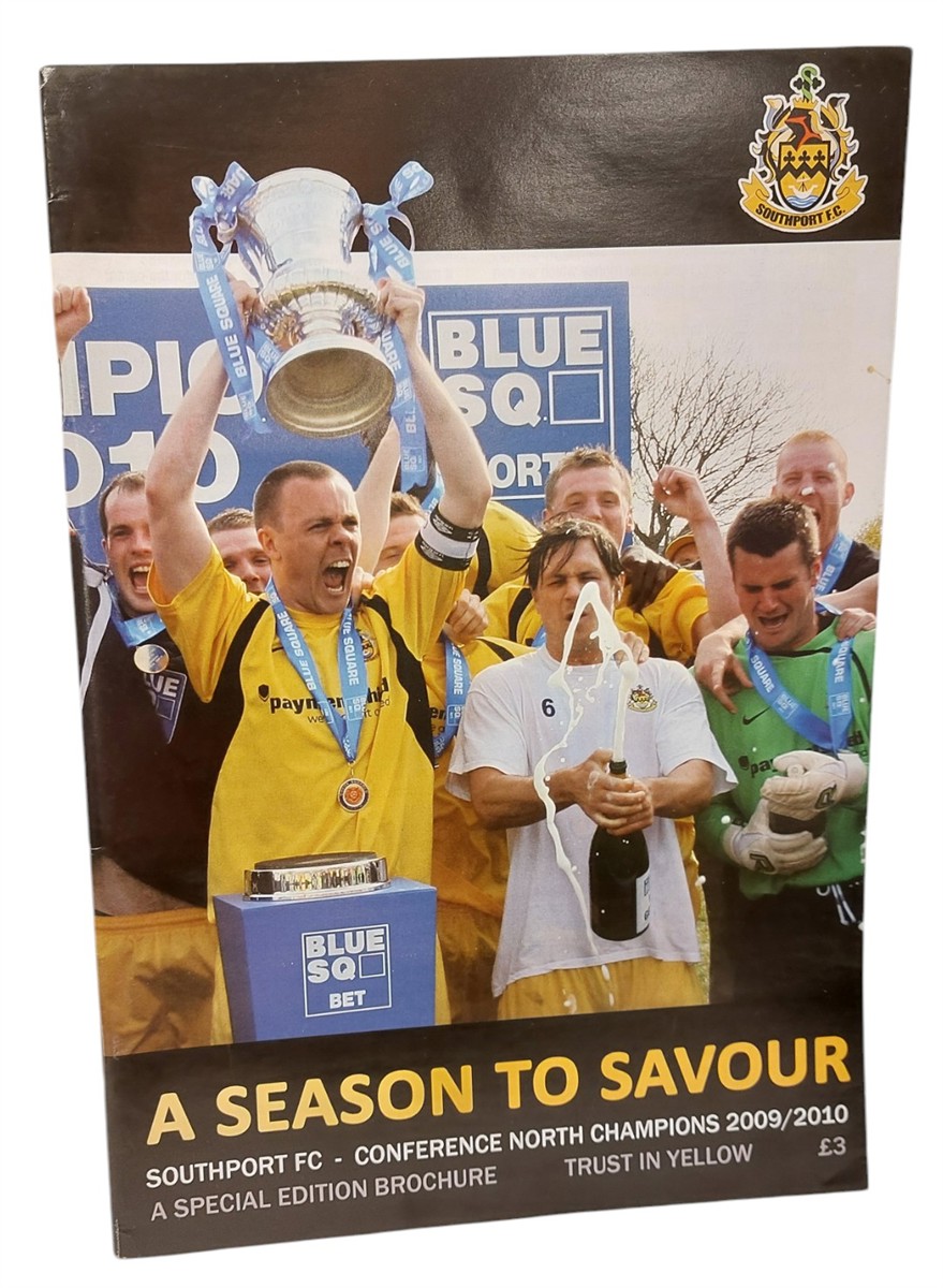 ANON - A Season to Savour - Southport FC Conference North Champions 2009-2010
