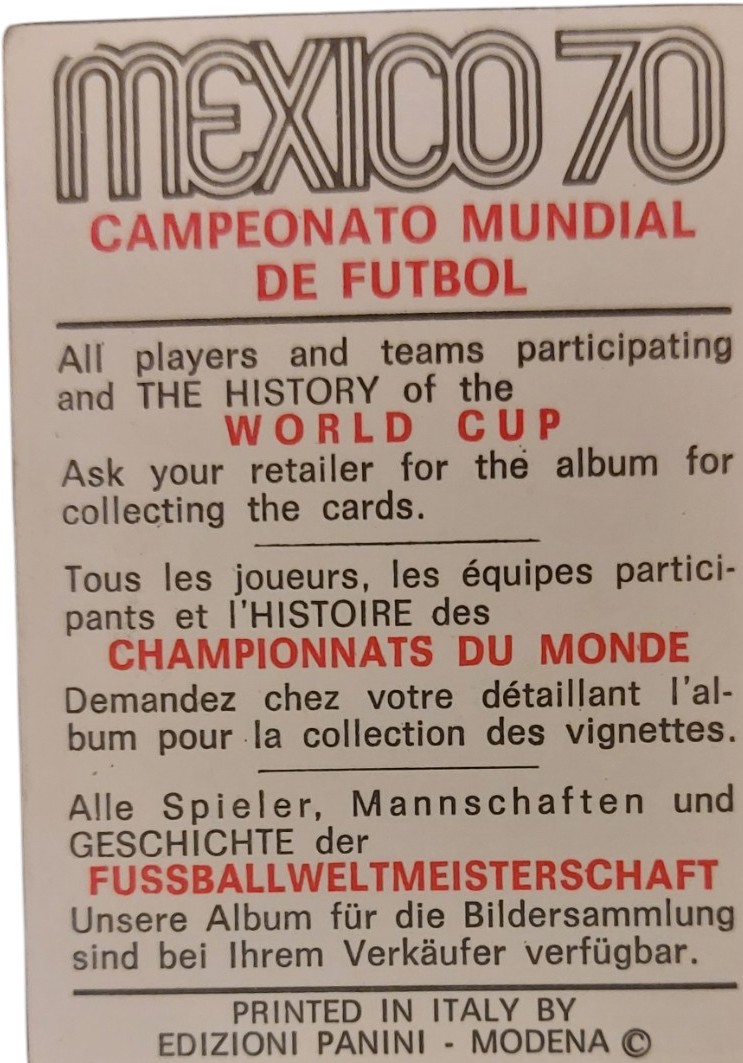 PANINI - Panini Mexico 70 - Martin Peters