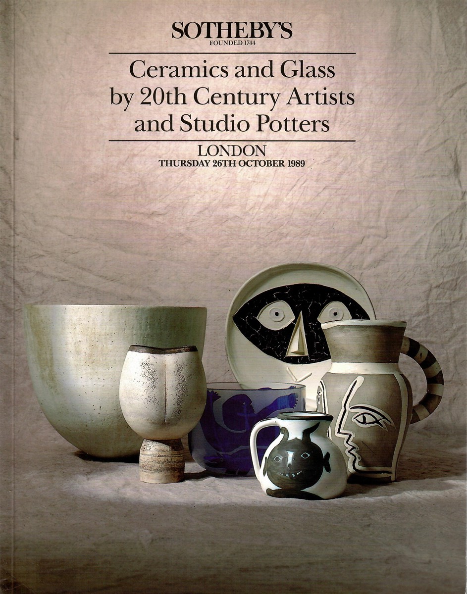 CERAMICS AND GLASS BY 20TH CENTURY ARTISTS AND STUDIO POTTERS