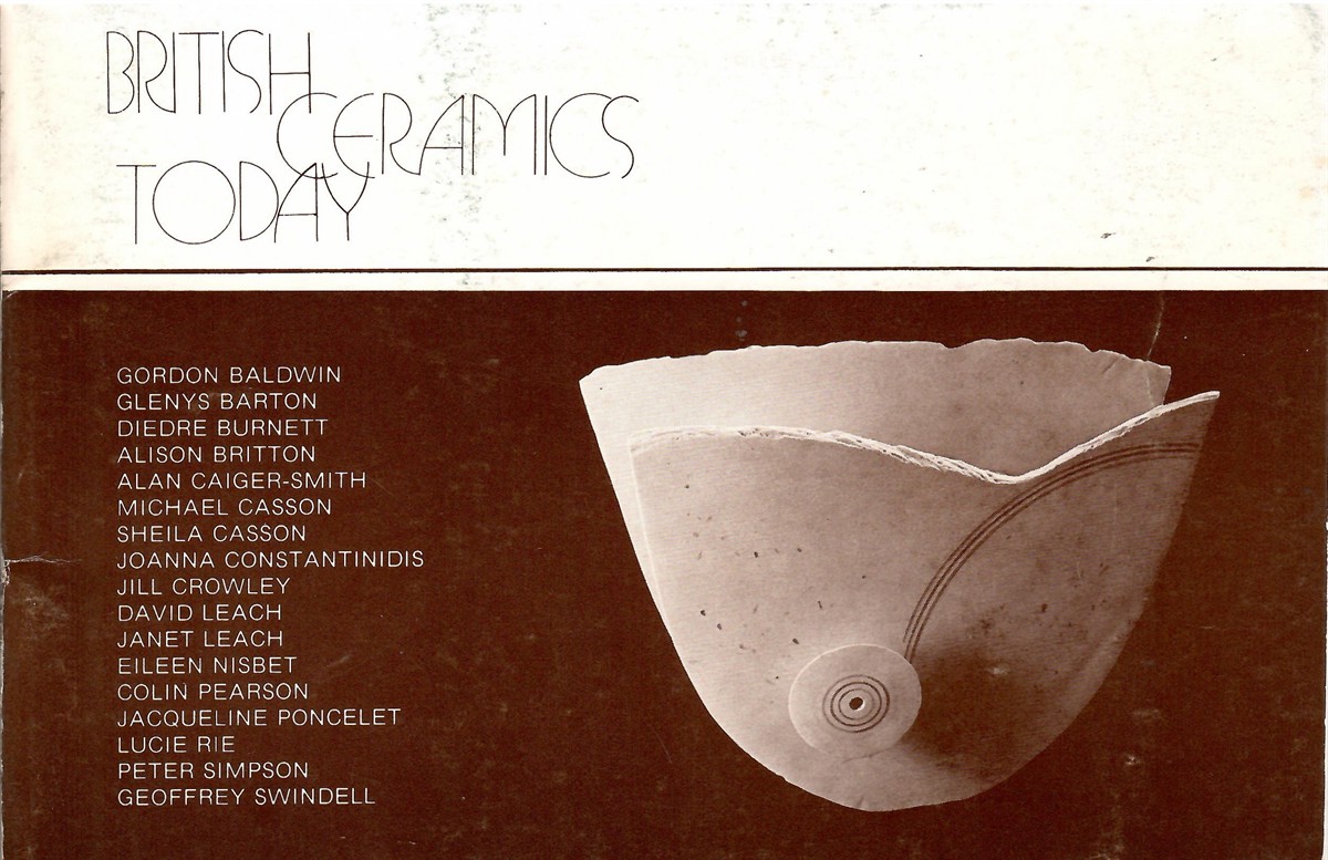 May 15 - July 15, 1980; BRITISH CERAMICS TODAY
