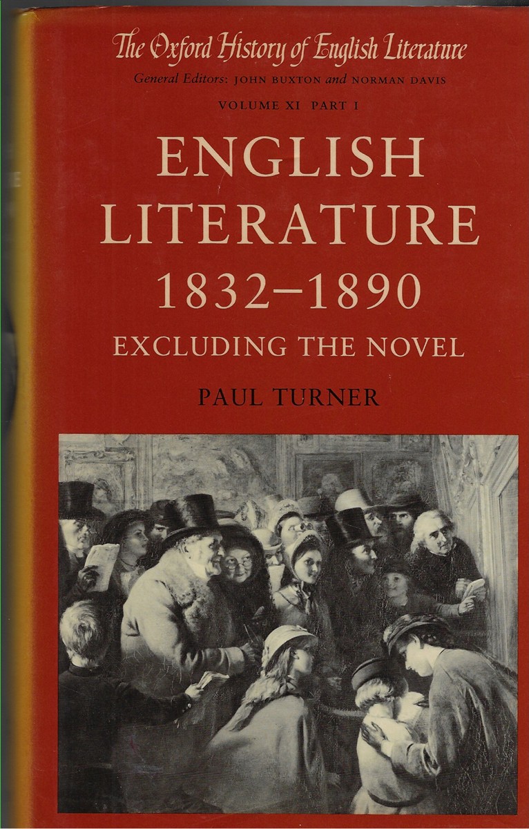 English Literature, 1832-90 Excluding the Novel: Vol XI Part 1