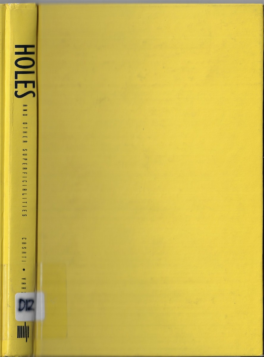 Holes & Other Superficialities