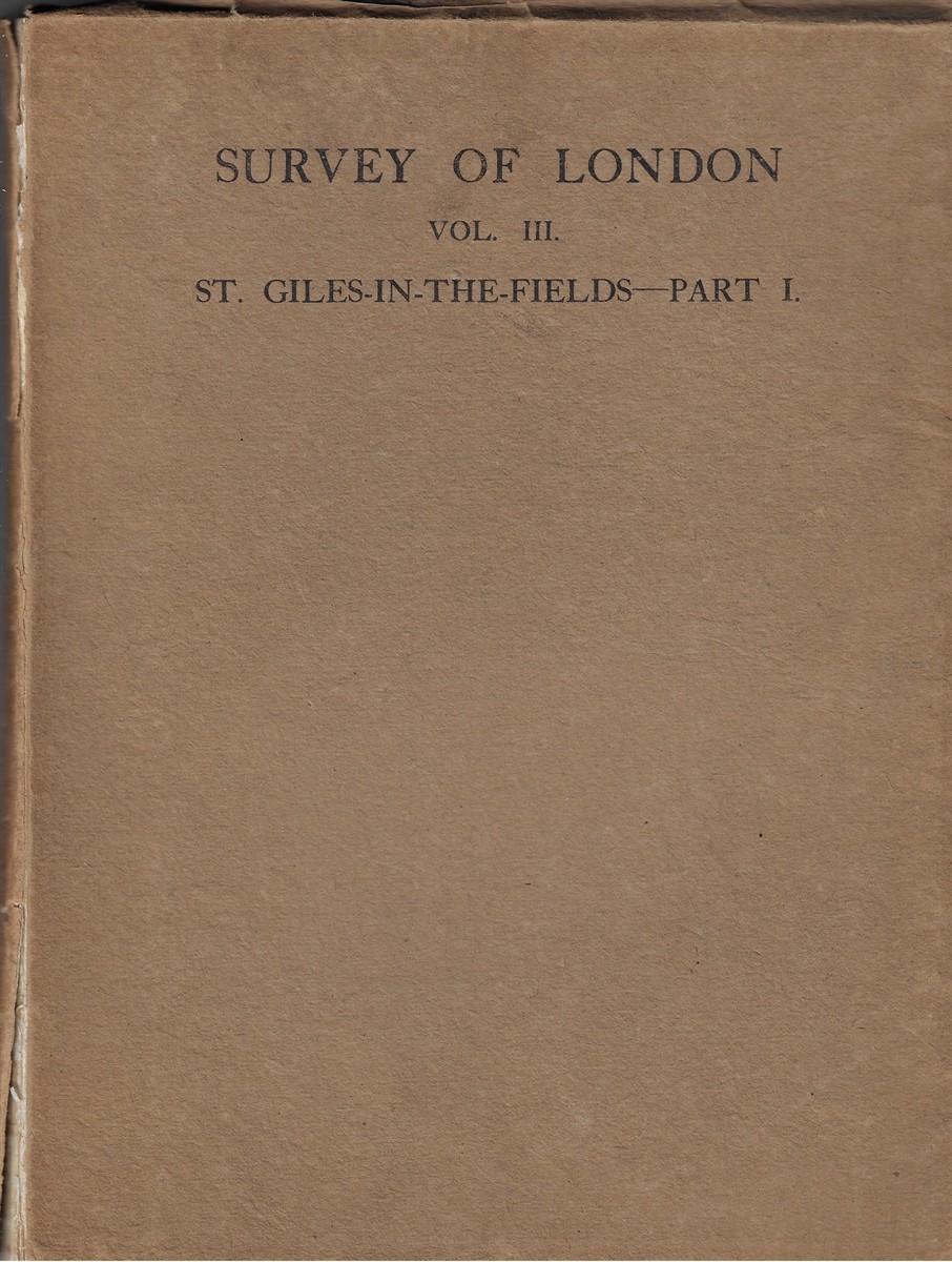 Survey of London Volume III The Parish of St. Giles-In-The-Fields, Lincoln's Inn Fields