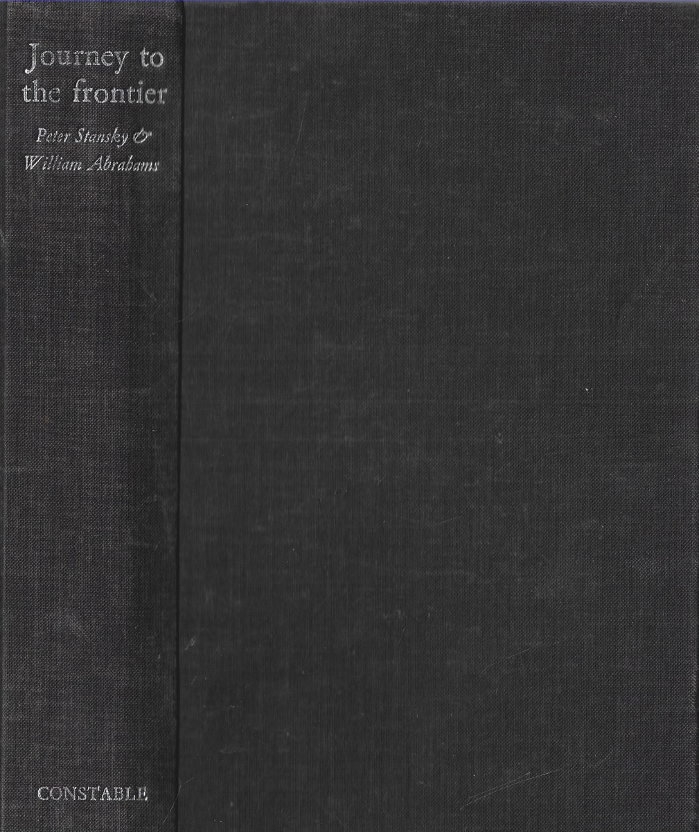 Journey to the Frontier Julian Bell and John Cornford - Their Lives and the 1930S