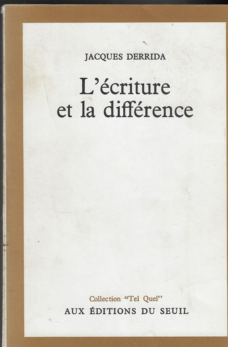 L'Ecriture Et La Diffrence